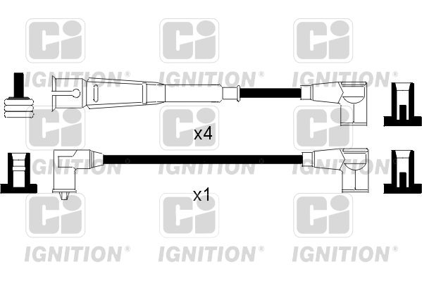 QUINTON HAZELL Комплект проводов зажигания XC965